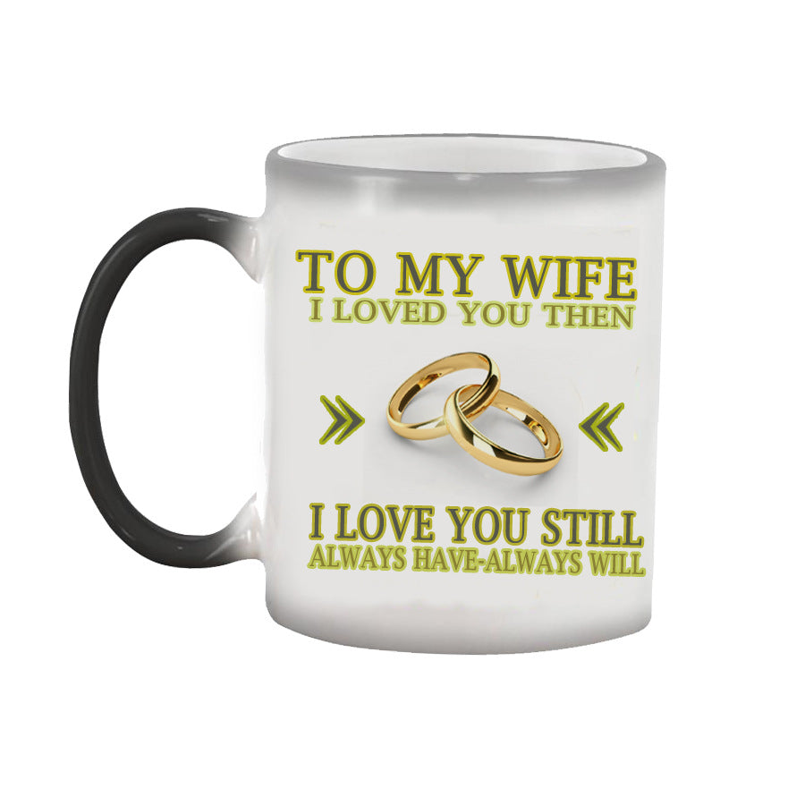 Wedding Anniversary Gift Mug Color Changing Mug