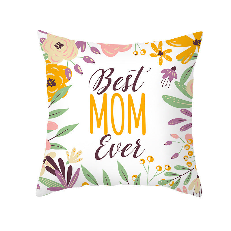 Nordic Mother's Day Pillowcase Peach Skin