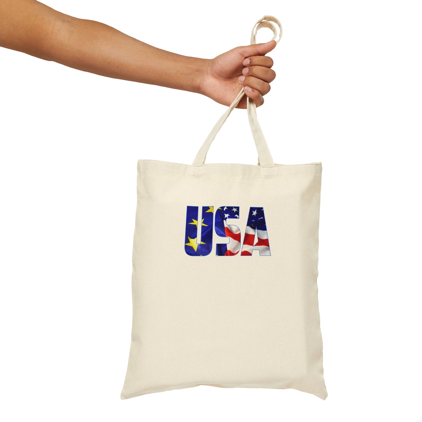 USA Cotton Canvas Tote Bag