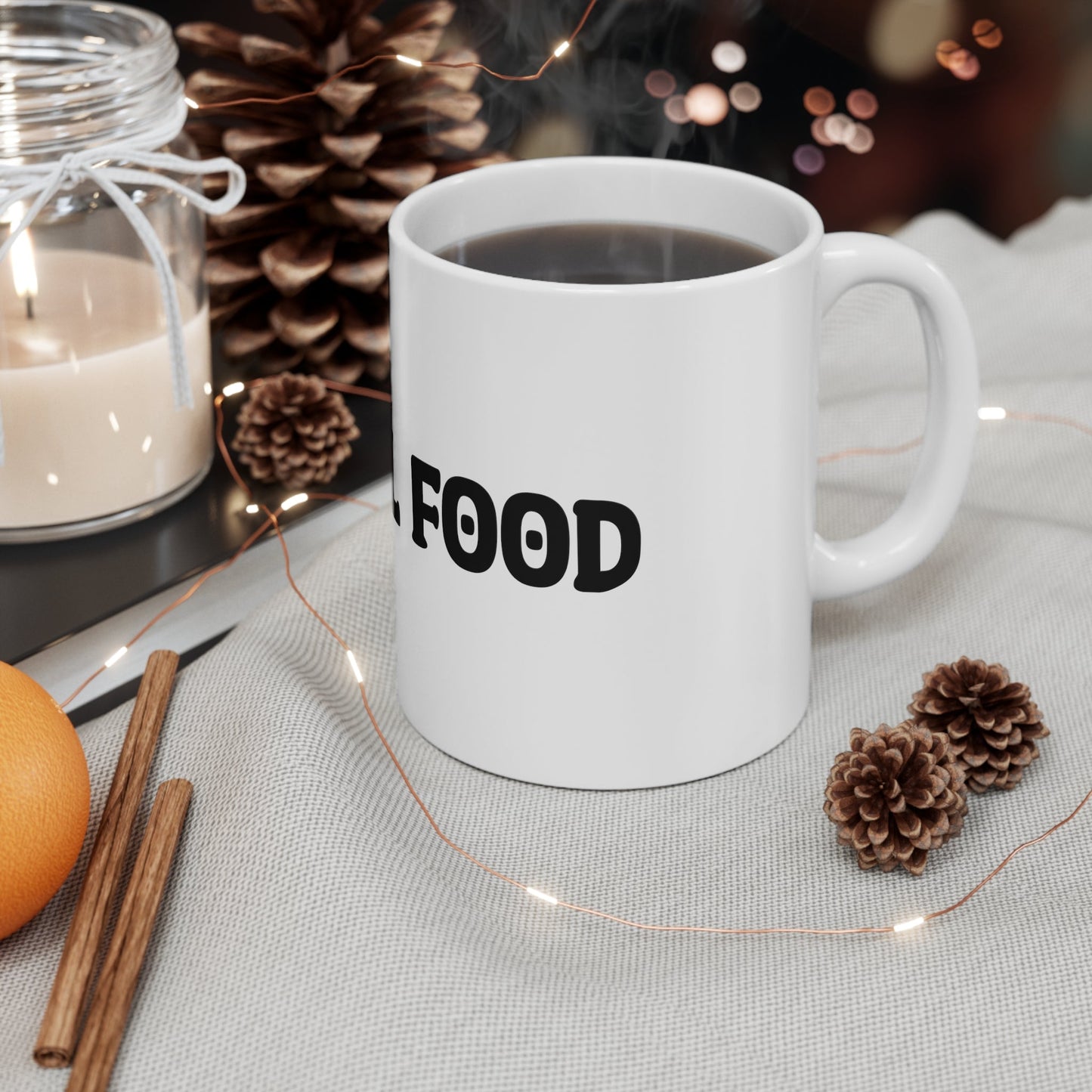 Eat Real Food Mug 11oz