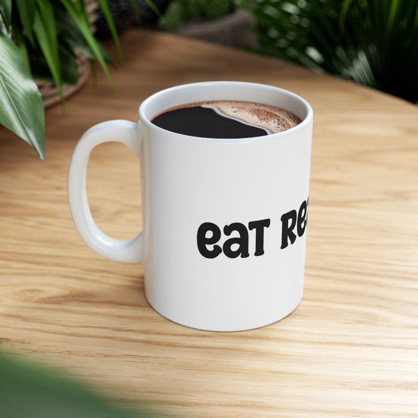 Eat Real Food Mug 11oz