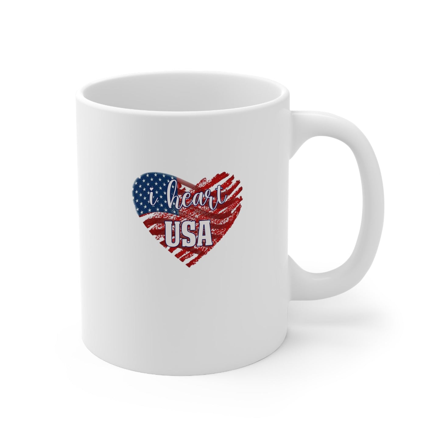 I heart USA Ceramic Mug 11oz