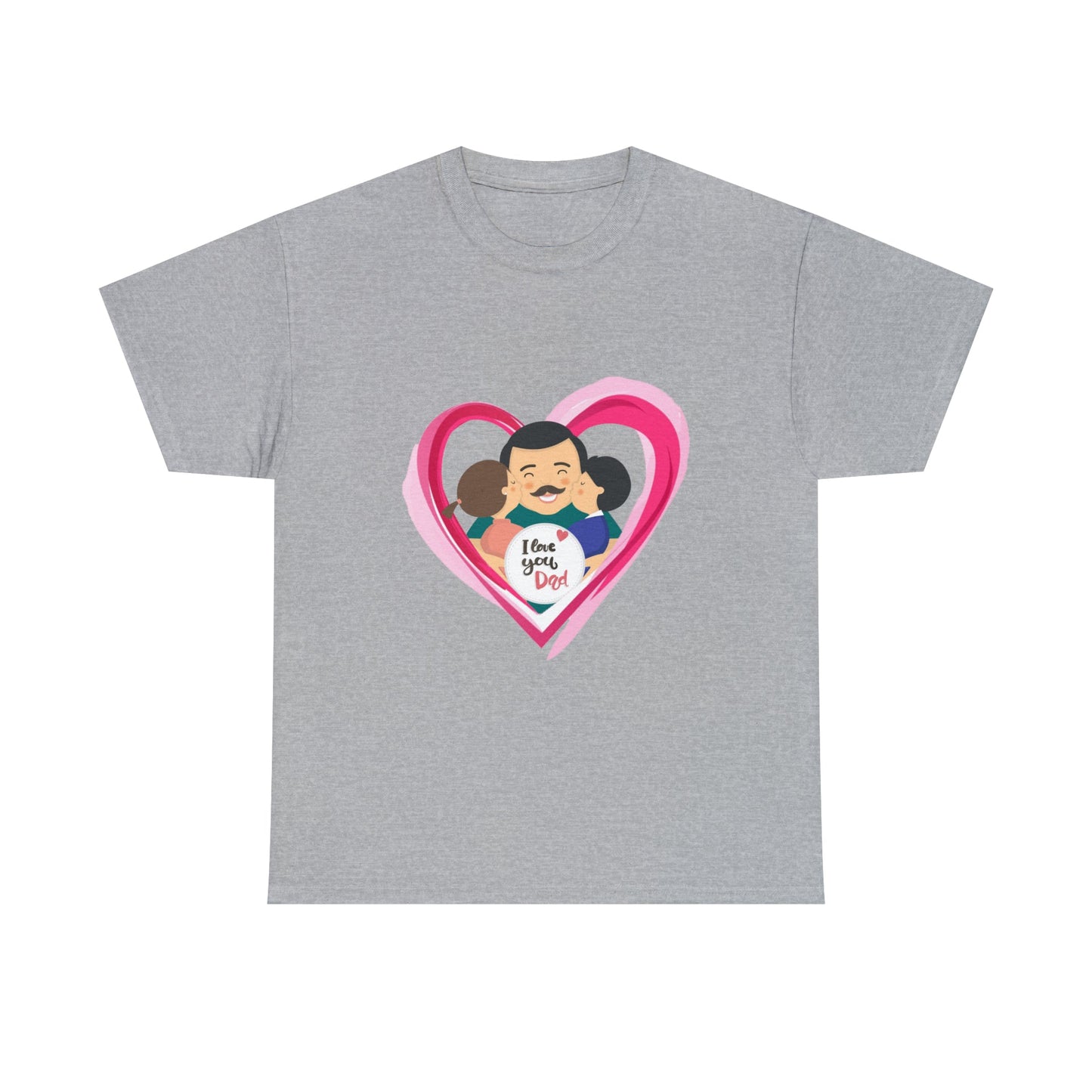 I Love u Dad Heavy Cotton Tee