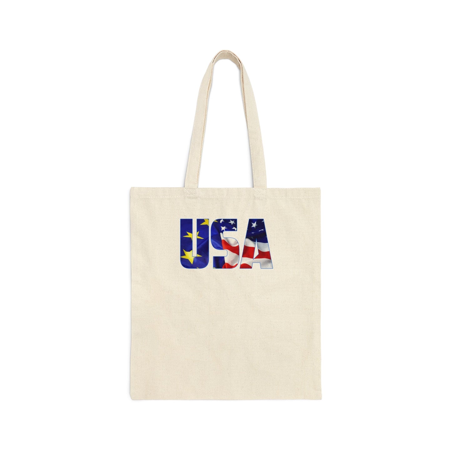 USA Cotton Canvas Tote Bag