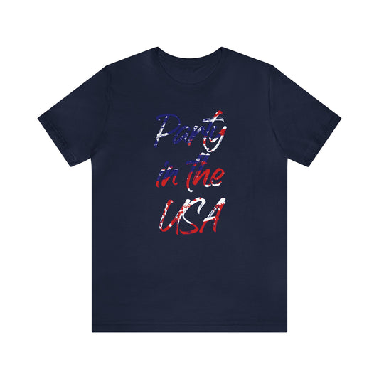 Party in the USA Jersey Short Sleeve Tee