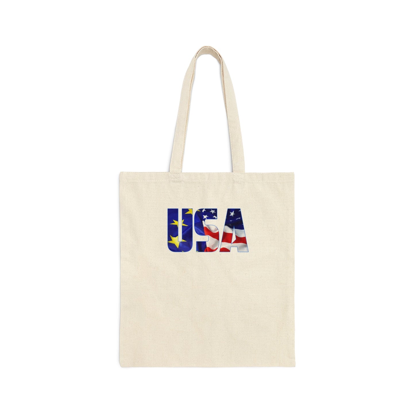 USA Cotton Canvas Tote Bag