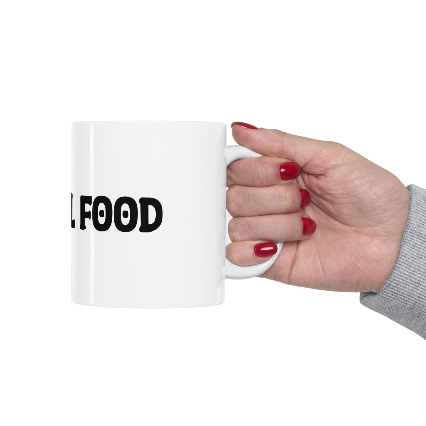 Eat Real Food Mug 11oz