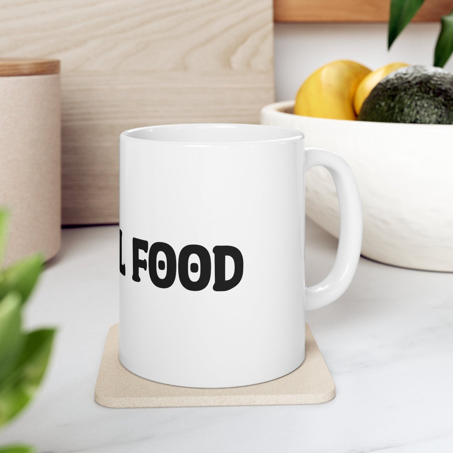 Eat Real Food Mug 11oz