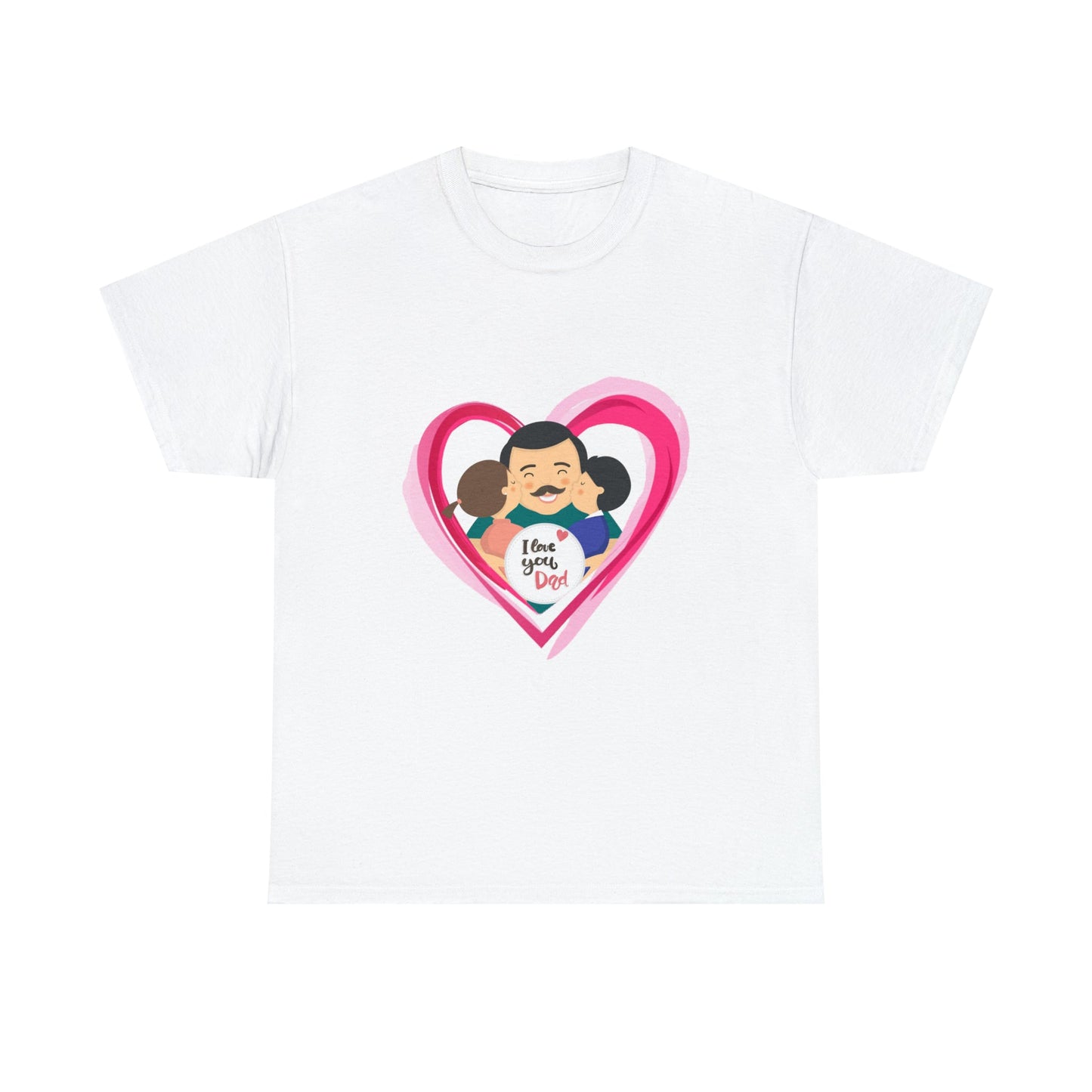 I Love u Dad Heavy Cotton Tee