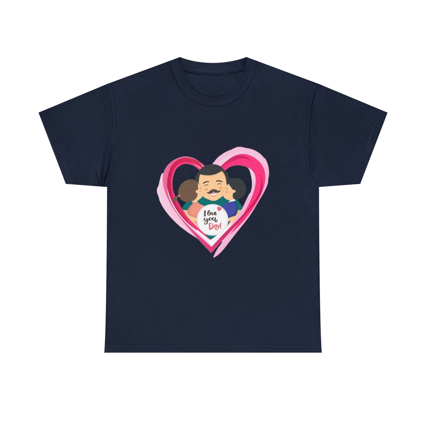 I Love u Dad Heavy Cotton Tee